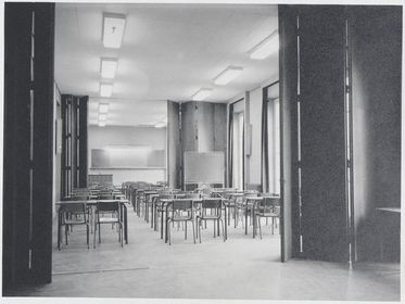 L'École en 1961, salle de cours de 2ème année