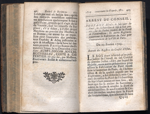 Code de la voirie, 1753