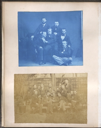 Portefeuille photographique de l’élève Paul Séjourné : photos prises pendant la session d’avril 1876. Don de la famille, 2010.