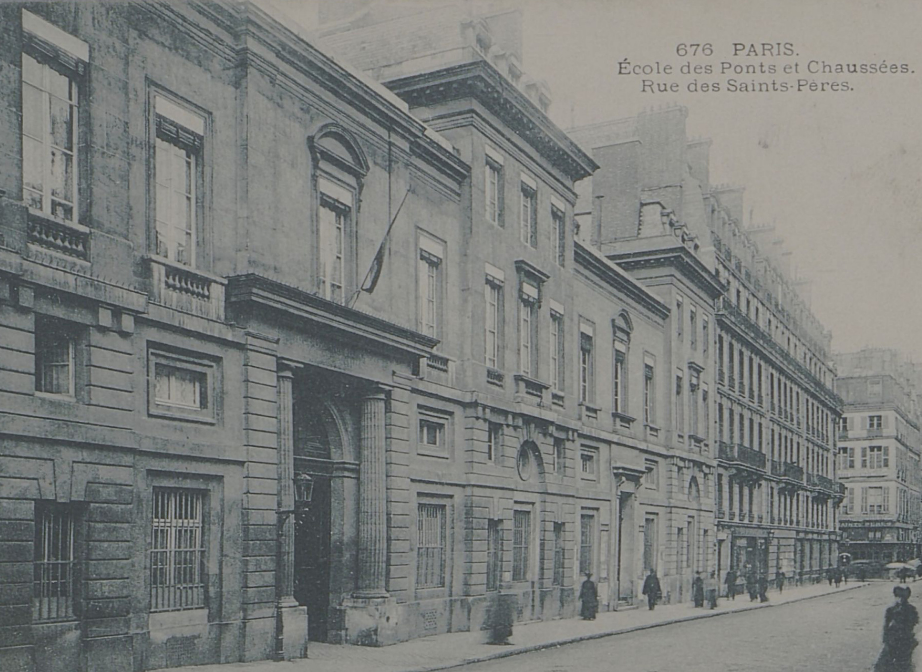 Vue de la rue des saints-pères, 1912