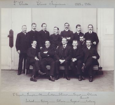 Promotion d’Eugène Freyssinet et d’Albert Caquot, session scolaire 1903-1904