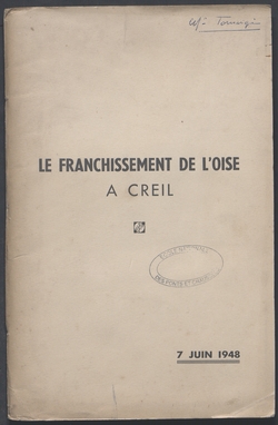 Le franchissement de l'Oise à Creil, 7 juin 1948